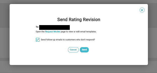 Rating Revision and Sending Feedback Request Again