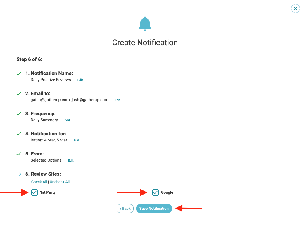 Custom Notifications