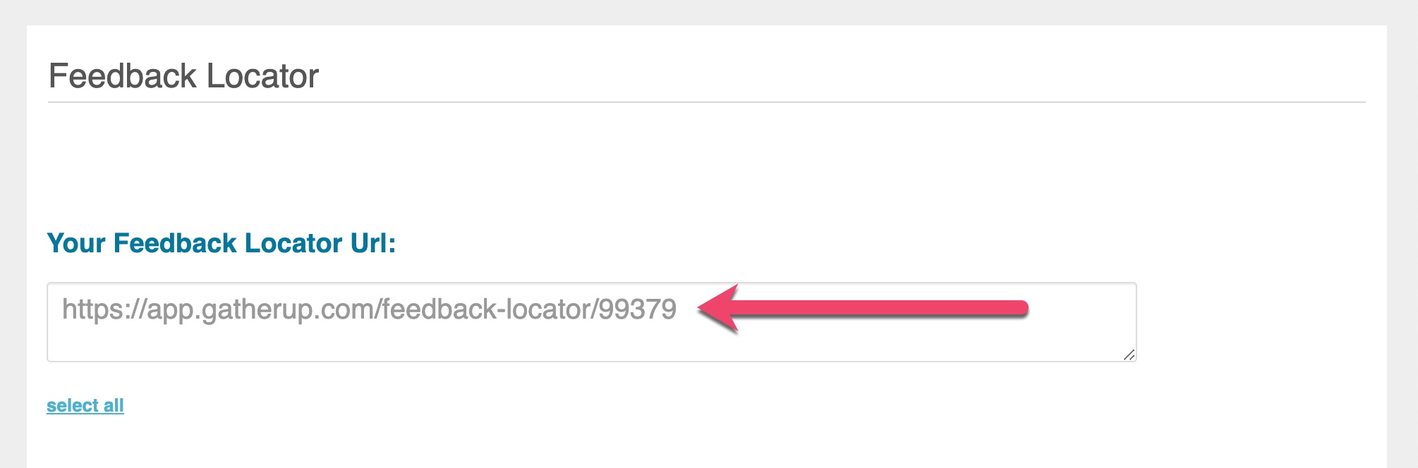 Feedback Locator (previously Location Finder)