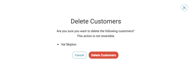 Delete a Customer