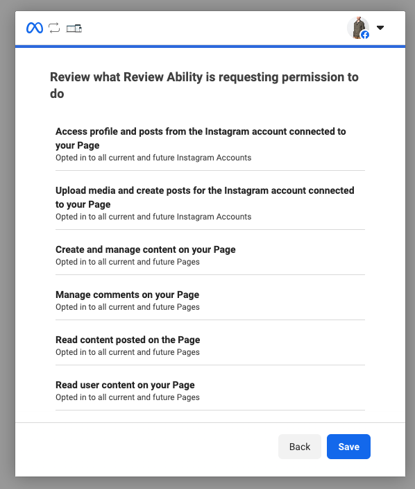 Facebook Authorization