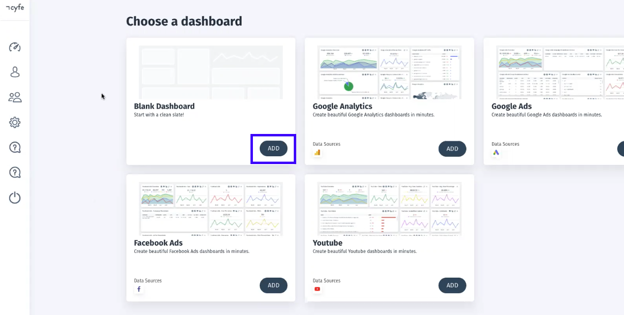 GatherUp Cyfe Widget