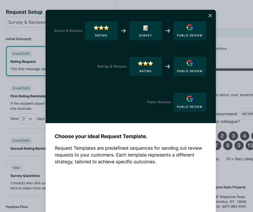 New Review Request Flow User Guide